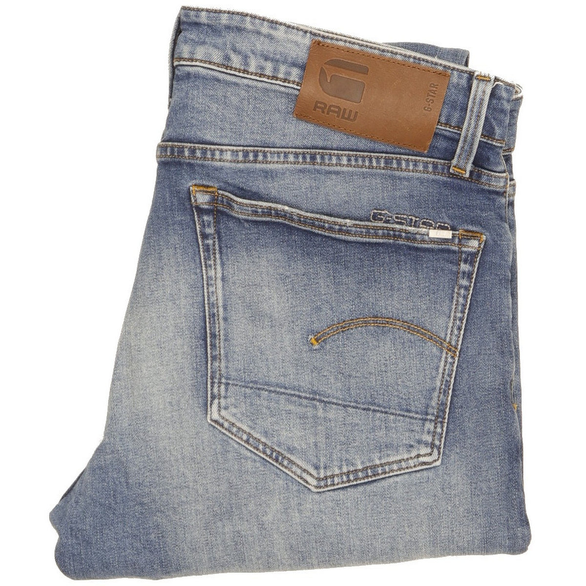 G-Star 3301 Men Blue Tapered Regular Jeans W34 L31