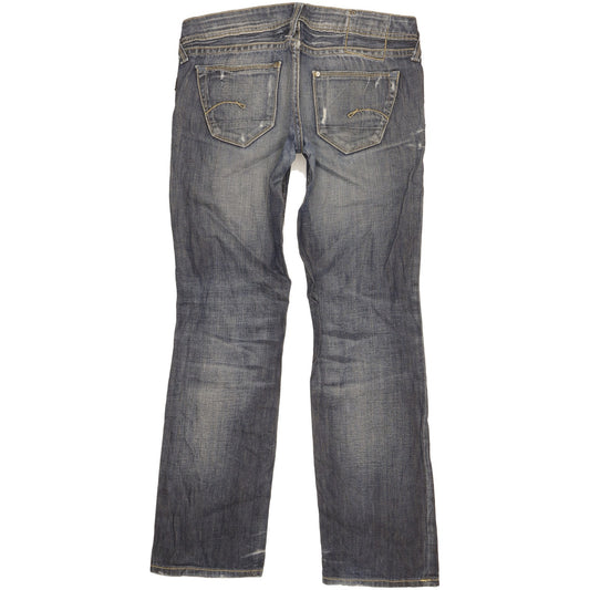 G-Star Core Women Blue Straight Slim Jeans W28 L30