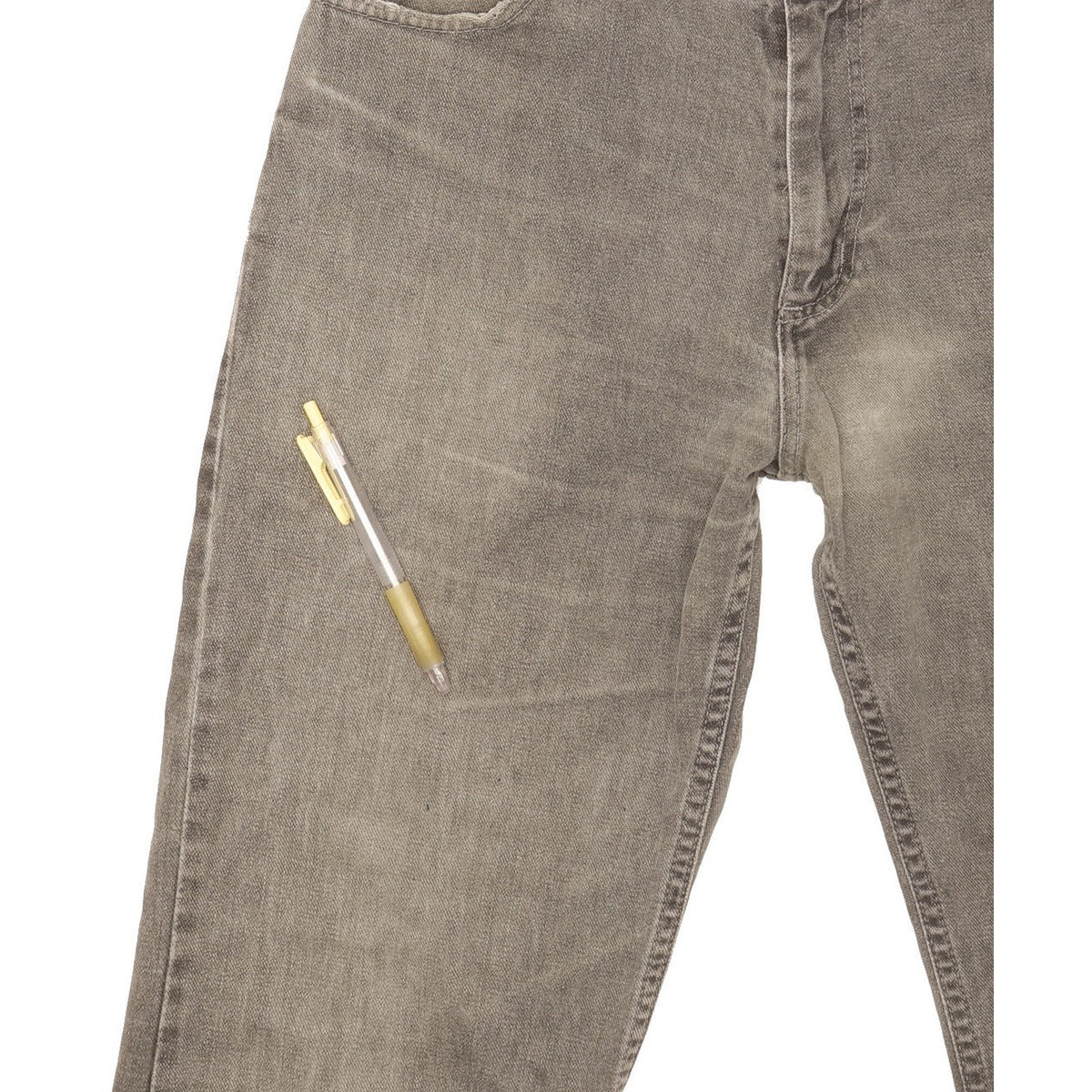 Lee Brooklyn Men Grey Straight Regular Jeans W33 L32