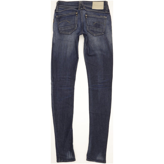 G-Star Lynn Women Blue Skinny Slim Stretch Jeans W26 L35