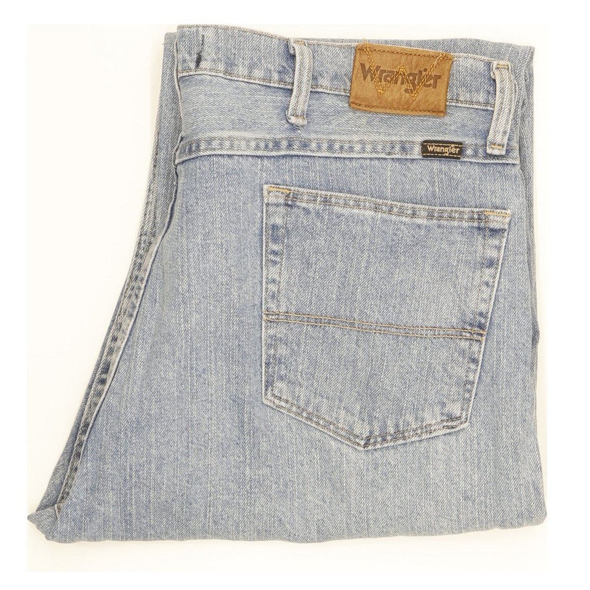 Wrangler Men Blue Straight Relaxed Jeans W36 L28