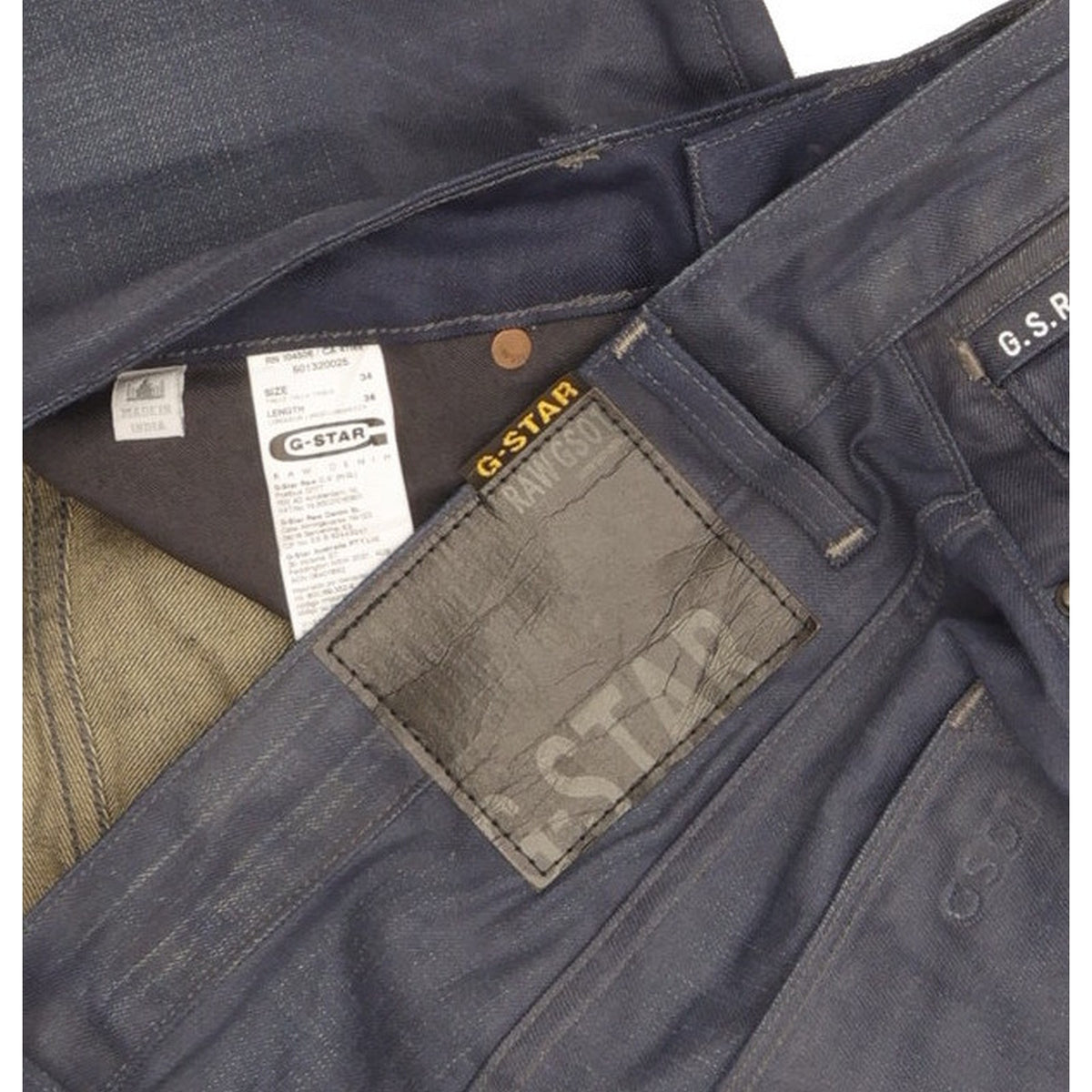 G-Star Morris Men Blue Straight Regular Jeans W34 L36