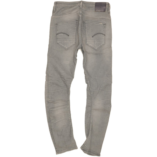 G-Star Arc 3D Women Grey Tapered Slim Stretch Jeans W24 L28