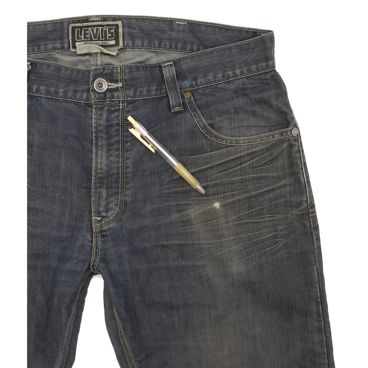 Levi's 514 Men Blue Straight Slim Jeans W38 L30