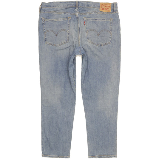 Levi's Women Blue Straight Loose Boyfriend Stretch Jeans W32 L30