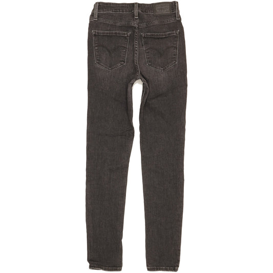 Levi's 721 Women Black Skinny Slim Stretch Jeans W26 L30