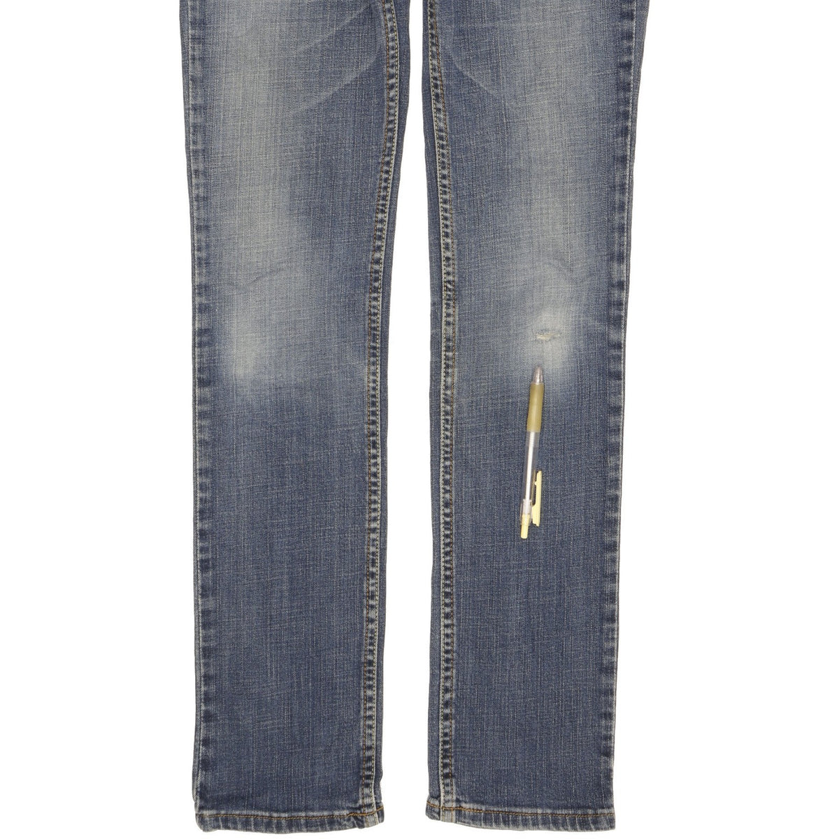 Levi's 628 Women Blue Straight Slim Stretch Jeans W27 L32
