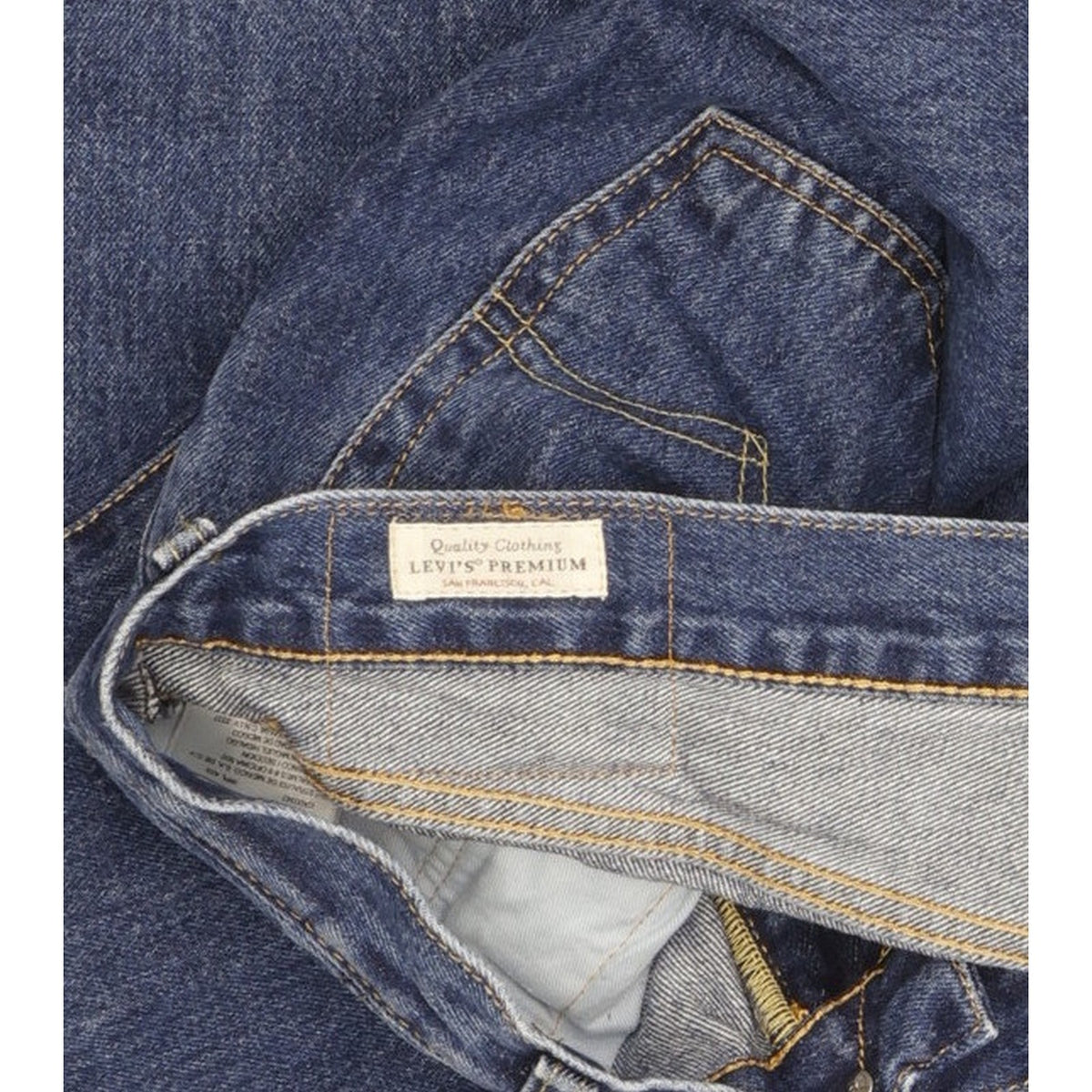 Levi's 514 Men Blue Straight Slim Jeans W33 L32
