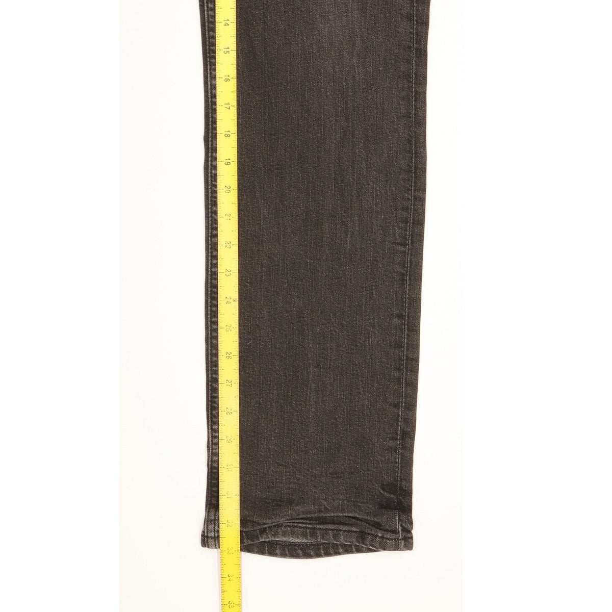 Levi's 514 Men Black Straight Slim Stretch Jeans W33 L33
