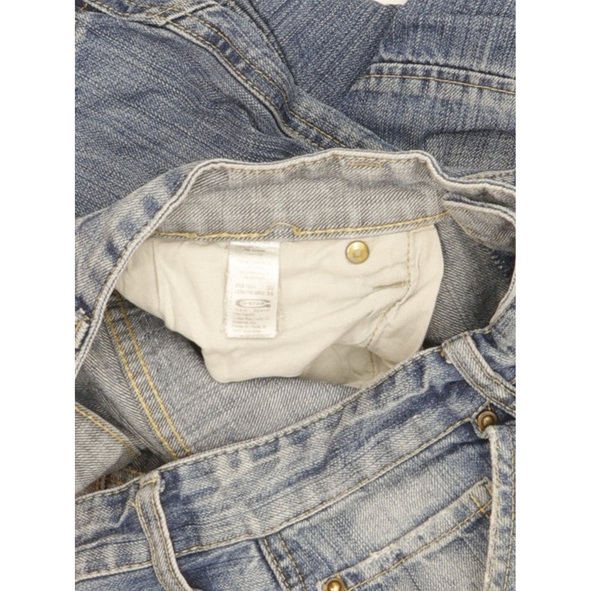 G-Star Elwood Men Blue Straight Regular Jeans W33 L34