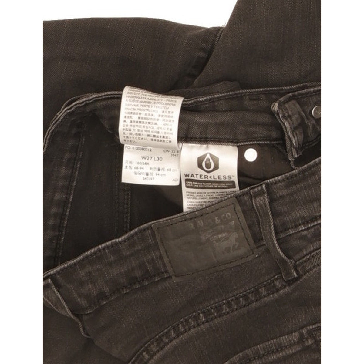 Levi's 721 Women Black Skinny Slim Stretch Jeans W27 L30