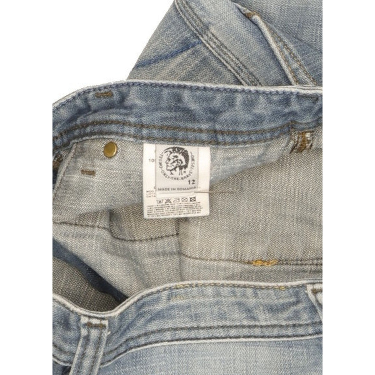 Diesel Men Blue Straight Slim Jeans W28 L25