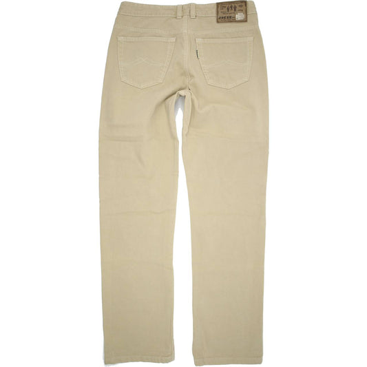 Joker Double Saddle Men Beige Straight Regular Jeans W34 L34