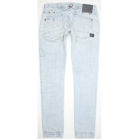 G-Star Storm Elwood Women Blue Skinny Slim Jeans W29 L34