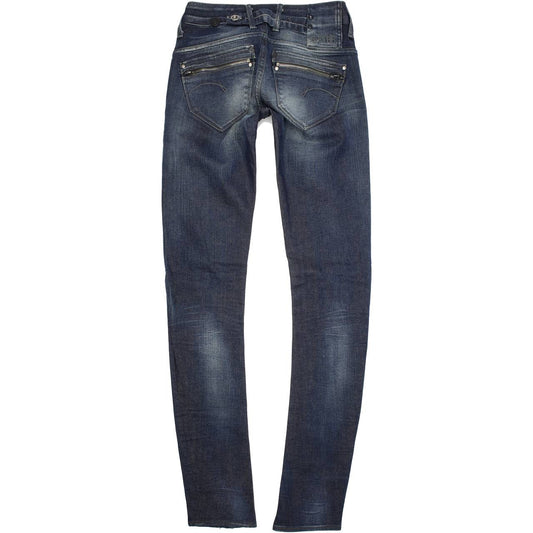 G-Star Corvet Women Blue Skinny Slim Stretch Jeans W25 L34