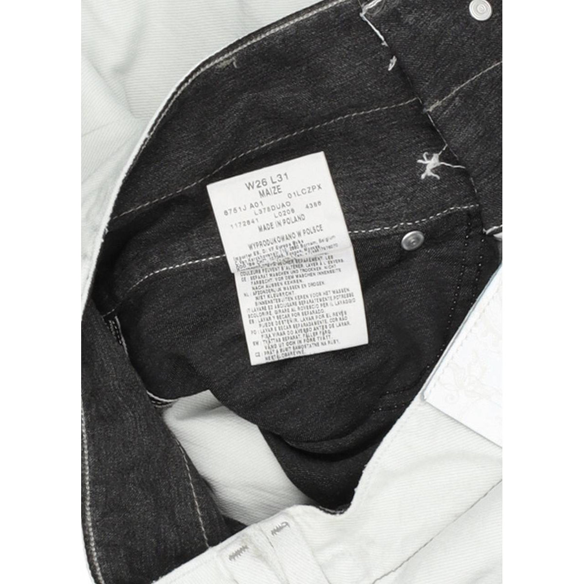 Lee Maize Women Pale Skinny Slim Jeans W26 L31