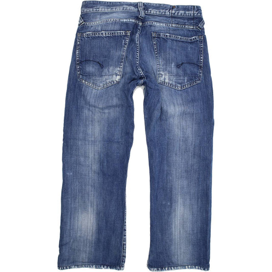 G-Star Custom Men Blue Straight Regular Jeans W30 L25