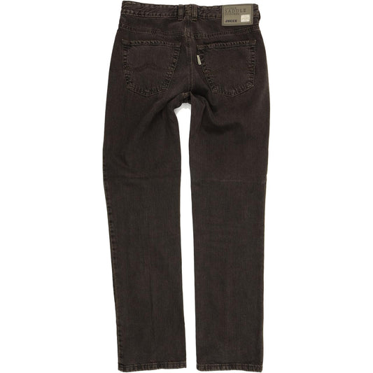 Joker Double Saddle Stitched Men Brown Straight Regular Jeans W33 L34