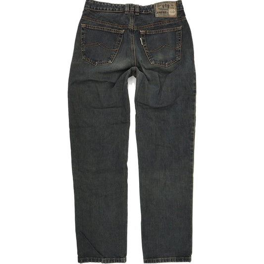 Joker Double Saddle Stitched Men Blue Straight Regular Jeans W35 L34