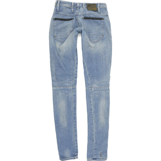 G-Star Dean Women Blue Skinny Slim Stretch Jeans W25 L32