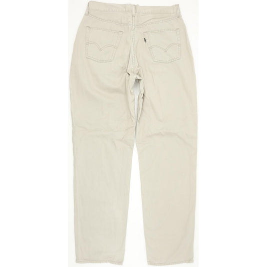 Levi's 597 Men Beige Straight Regular Jeans W33 L32