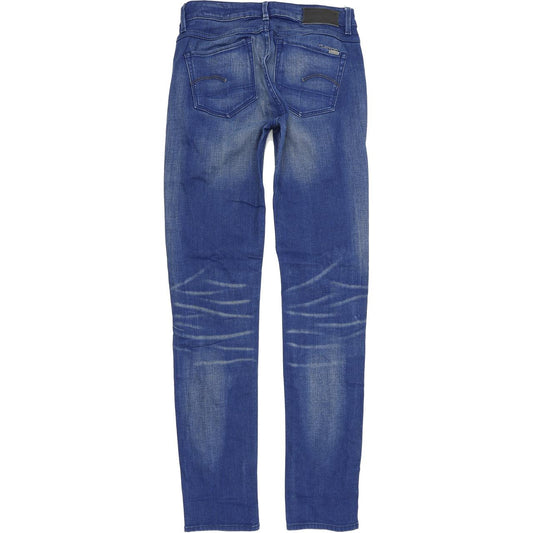 G-Star 3301 Contour Women Blue Skinny Slim Stretch Jeans W26 L32