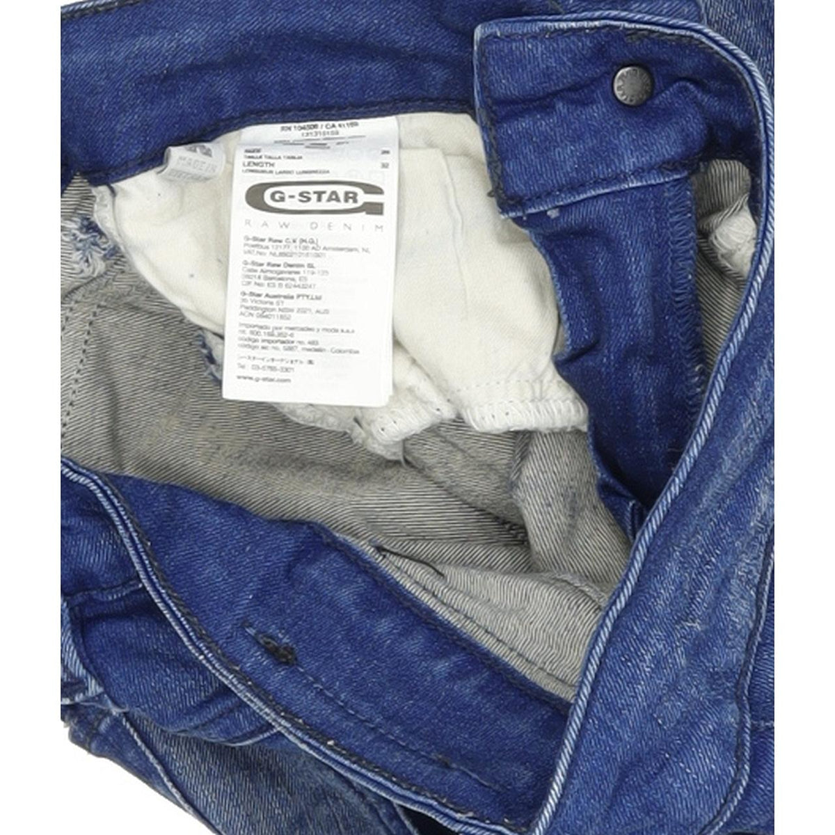G-Star 3301 Contour Women Blue Skinny Slim Stretch Jeans W26 L32