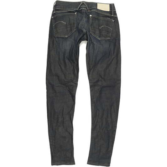 G-Star Women Blue Tapered Slim Stretch Jeans W28 L31