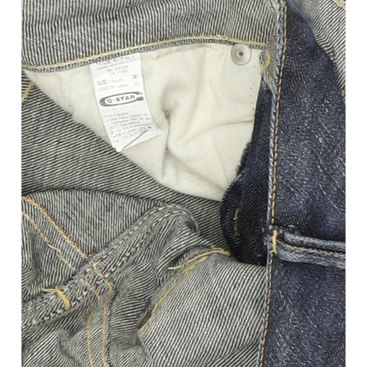 G-Star Midge Women Blue Straight Regular Stretch Jeans W30 L32