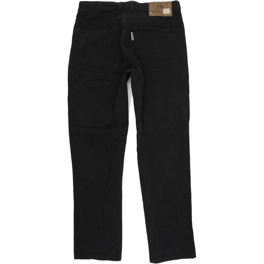 Joker Double Saddle Stitched Men Black Straight Regular Jeans W32 L30