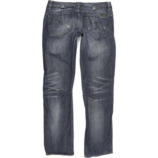 G-Star Women Blue Straight Regular Jeans W30 L30