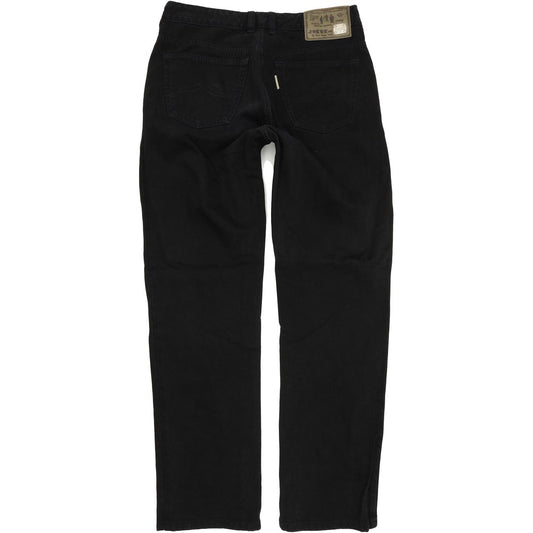 Joker Double Saddle Stitched Men Black Straight Regular Jeans W34 L34