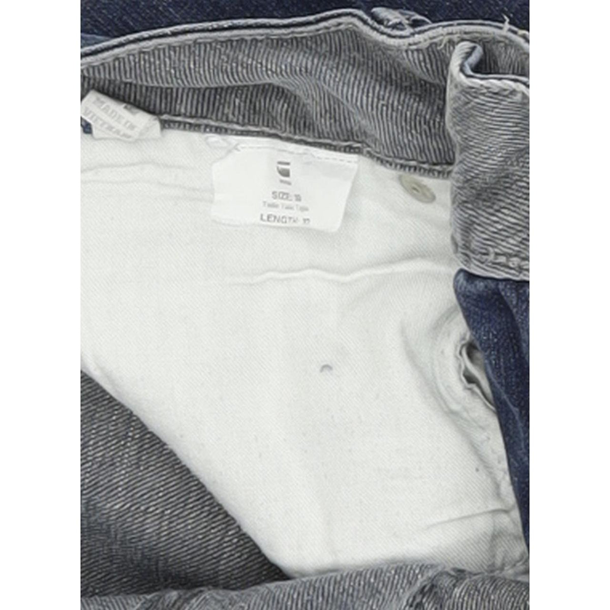 G-Star Women Blue Straight Regular Stretch Jeans W29 L32
