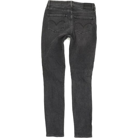 Levi's 721 Women Grey Skinny Slim Stretch Jeans W28 L32