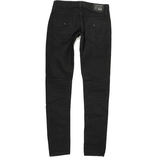 G-Star Sony Snap Women Black Skinny Slim Stretch Jeans W28 L32