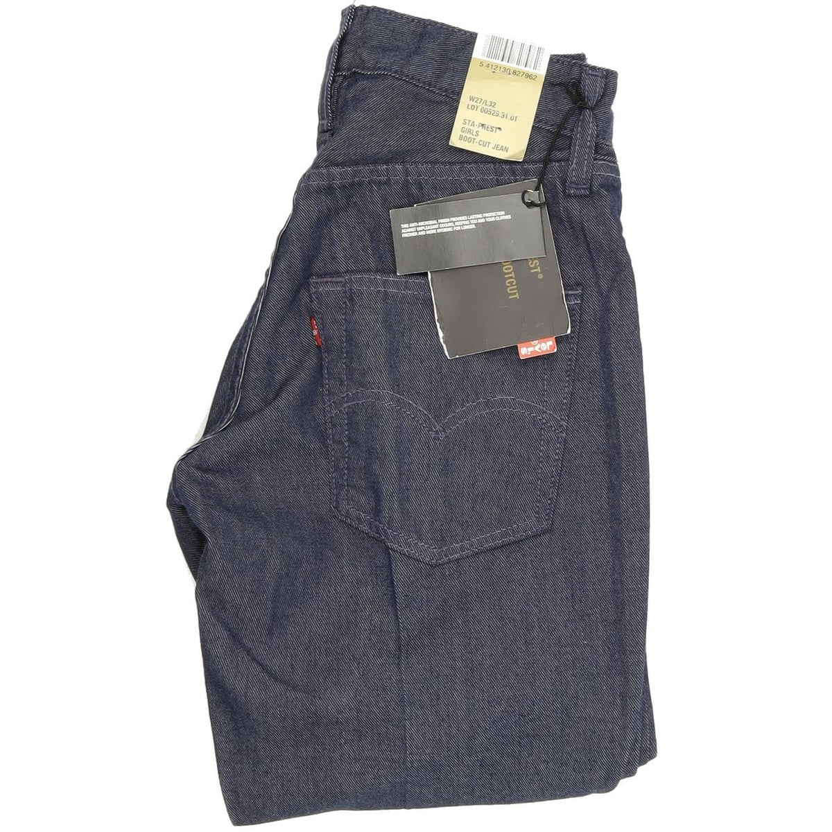 Levi's 525 Girls Women Blue Bootcut Regular Jeans W27 L32