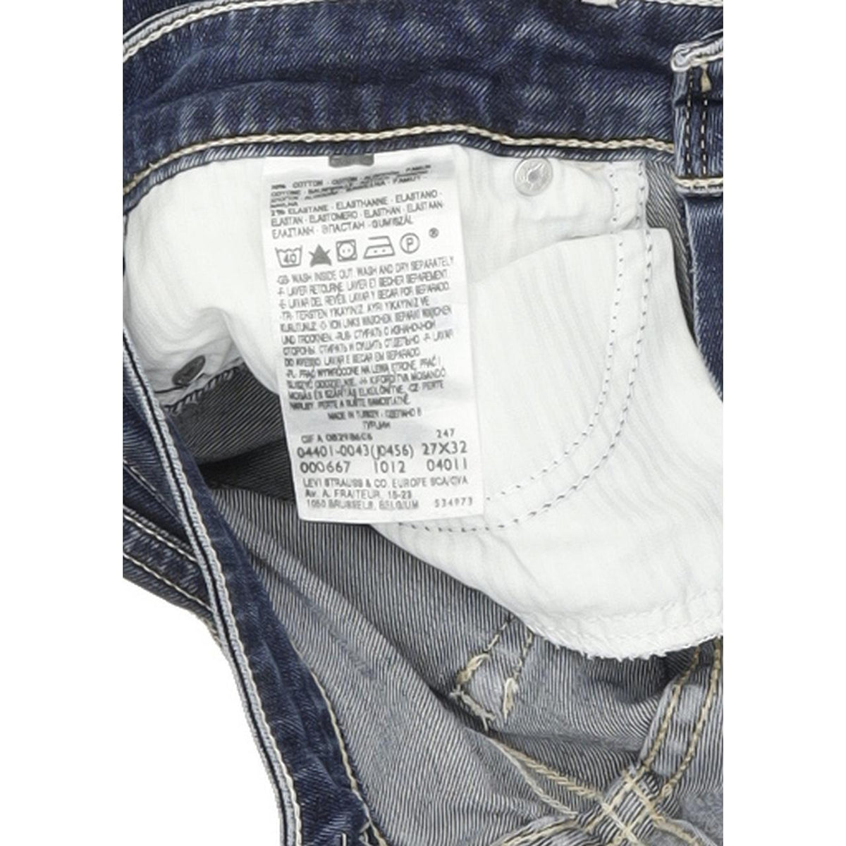 Levi's Slight Curve Women Blue Skinny Slim Stretch Jeans W27 L32