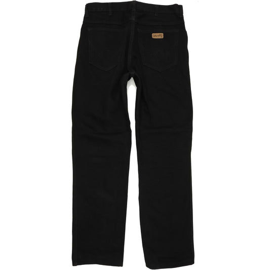 Wrangler Idaho Men Black Straight Regular Jeans W33 L32