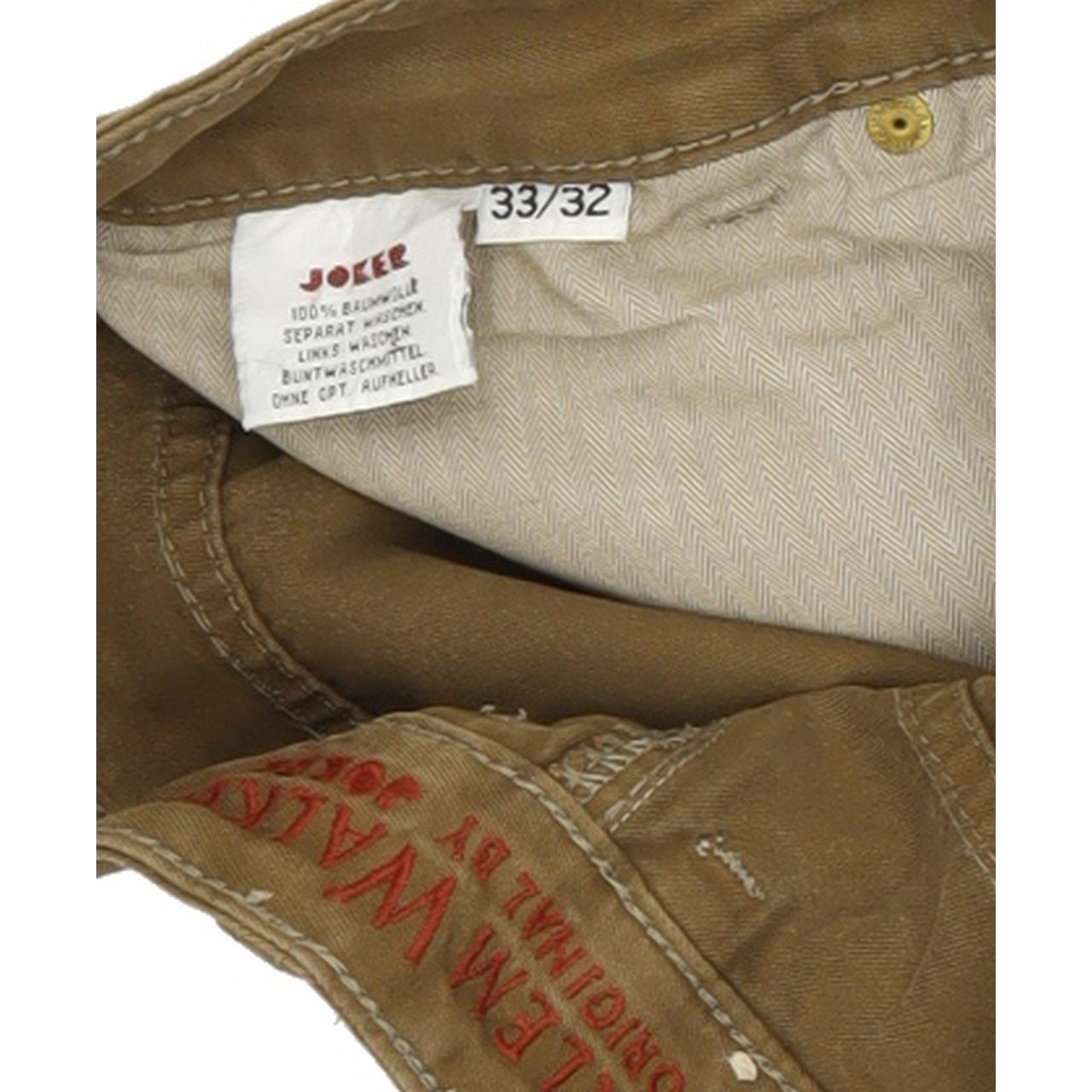 Joker Harlem Walker Men Beige Straight Regular Jeans W33 L32