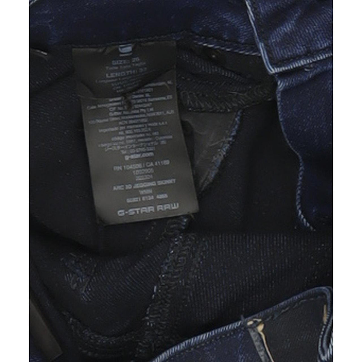 G-Star Arc 3D Women Blue Skinny Slim Stretch Jeans W26 L32