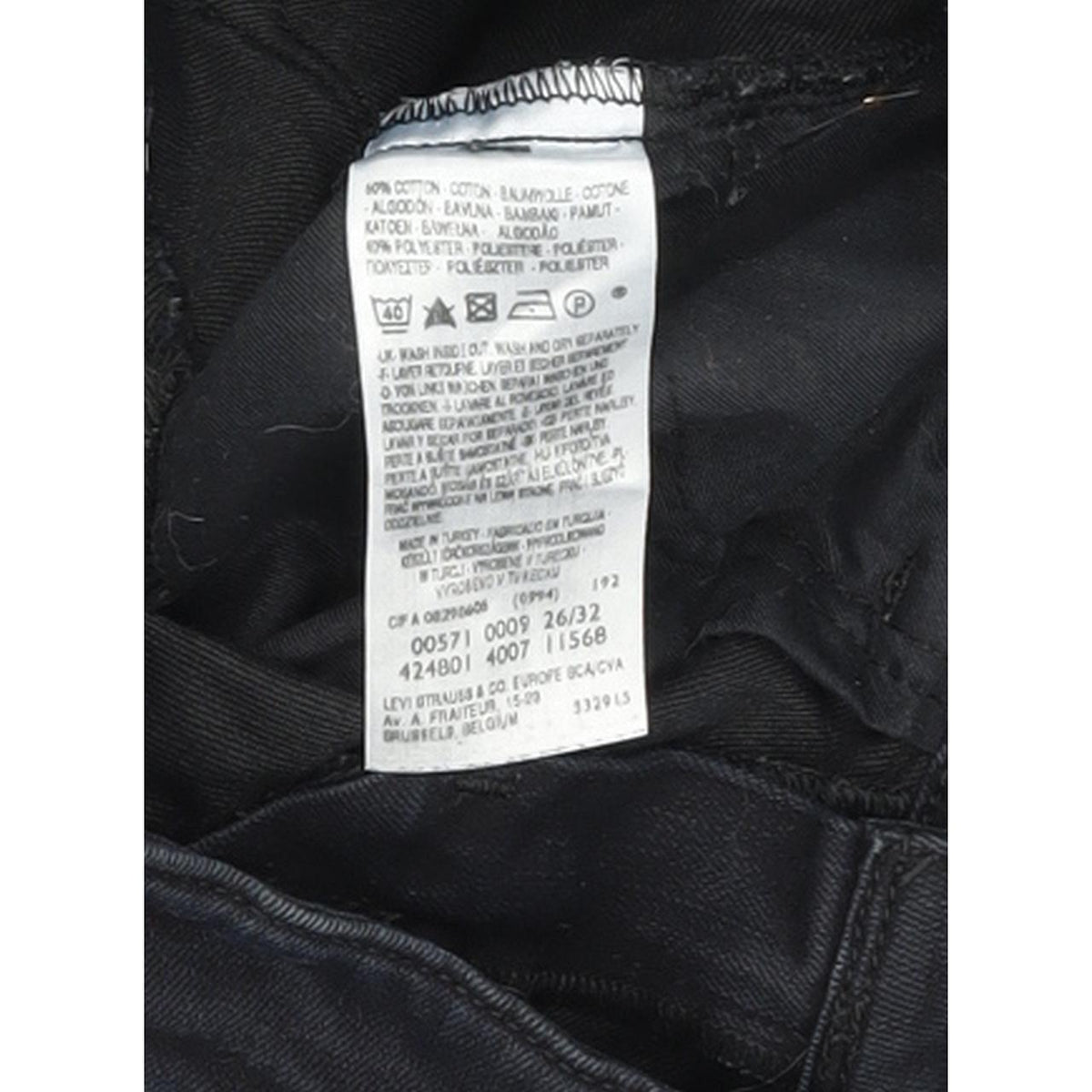 Levi's 571 Women Indigo Skinny Slim Jeans W26 L34