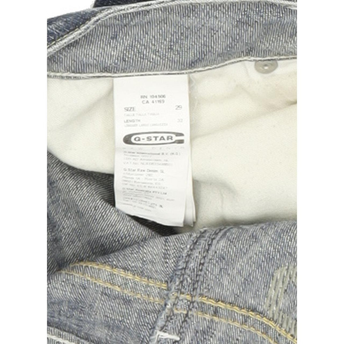G-Star Midge Women Blue Straight Regular Stretch Jeans W29 L32