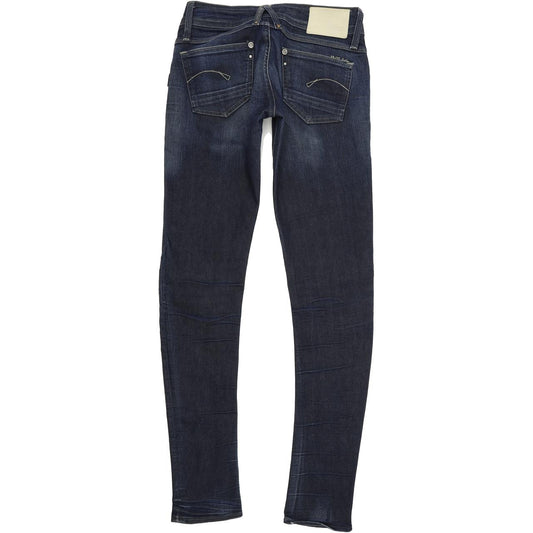 G-Star Women Blue Tapered Slim Stretch Jeans W26 L32