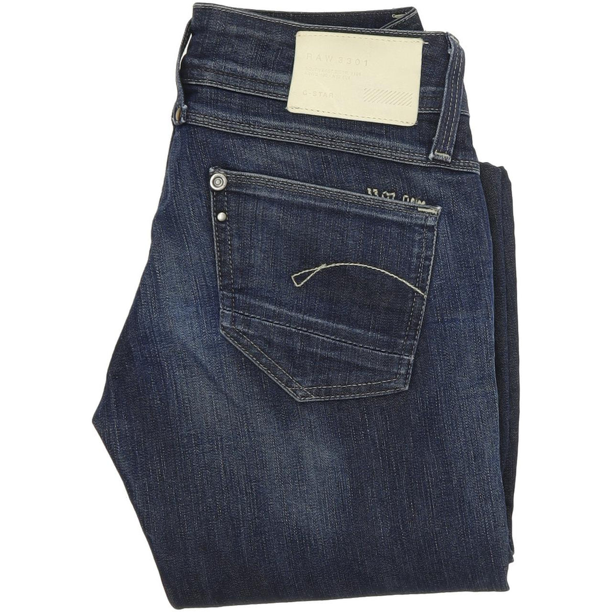 G-Star Women Blue Tapered Slim Stretch Jeans W26 L32
