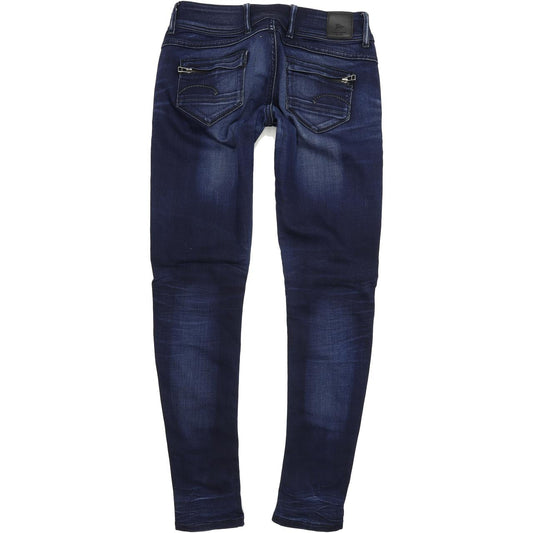 G-Star Women Blue Skinny Slim Stretch Jeans W28 L32