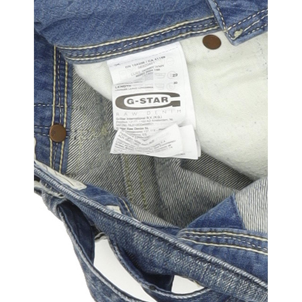 G-Star Cube Women Blue Skinny Slim Stretch Jeans W29 L32