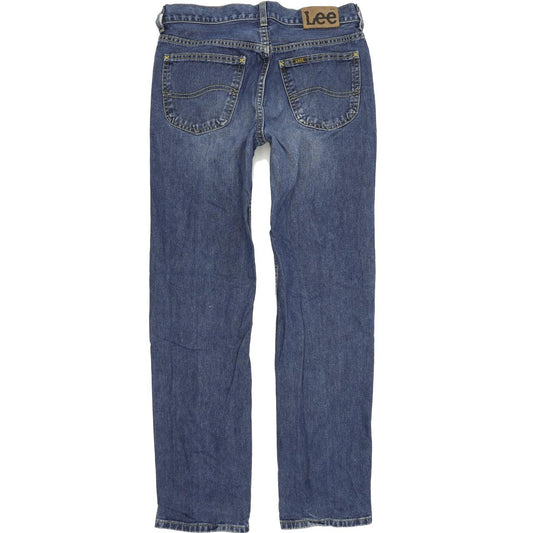 Lee Chicago Men Blue Straight Regular Jeans W32 L32