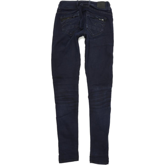 G-Star Midge Cody Women Blue Skinny Slim Jeans W25 L32