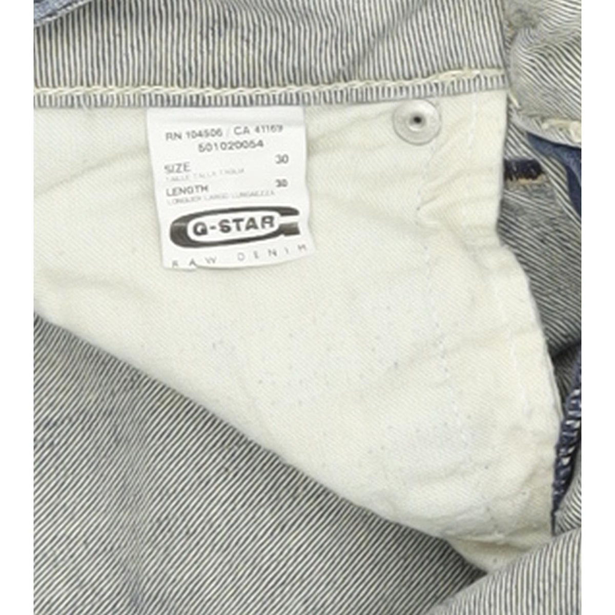 G-Star Women Blue Straight Regular Stretch Jeans W30 L30