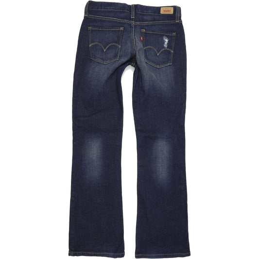 Levi's 553 Women Blue Bootcut Regular Stretch Jeans W28 L32